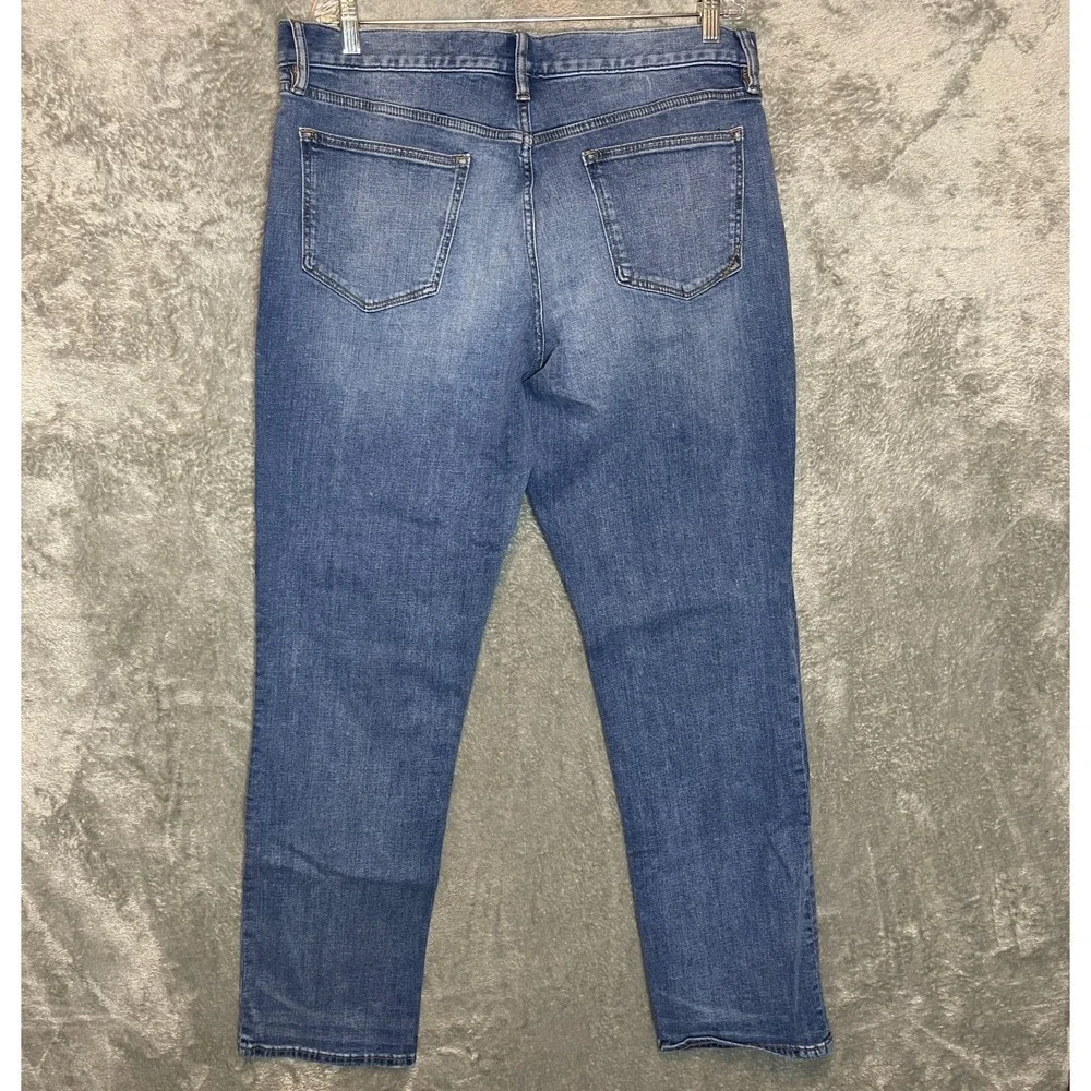 Banana Republic Men Slim Stretch Jean 36x34 Mid Rise Medium Wash Basic Everyday